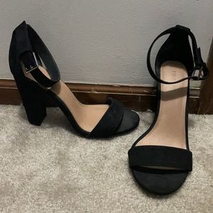 Torrid Black Heel Sandals